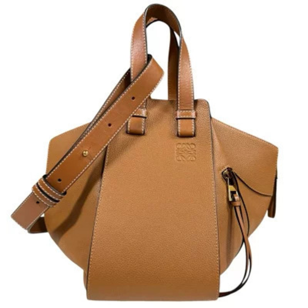 Loewe Hammock Shoulder Bag Leather Brown